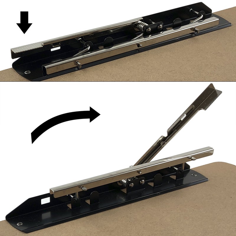 Trade Quest Ledger Size Clipboard Lever Hinge Clip 19.5'' x 11.6'' (Pack of 3) - Image 3